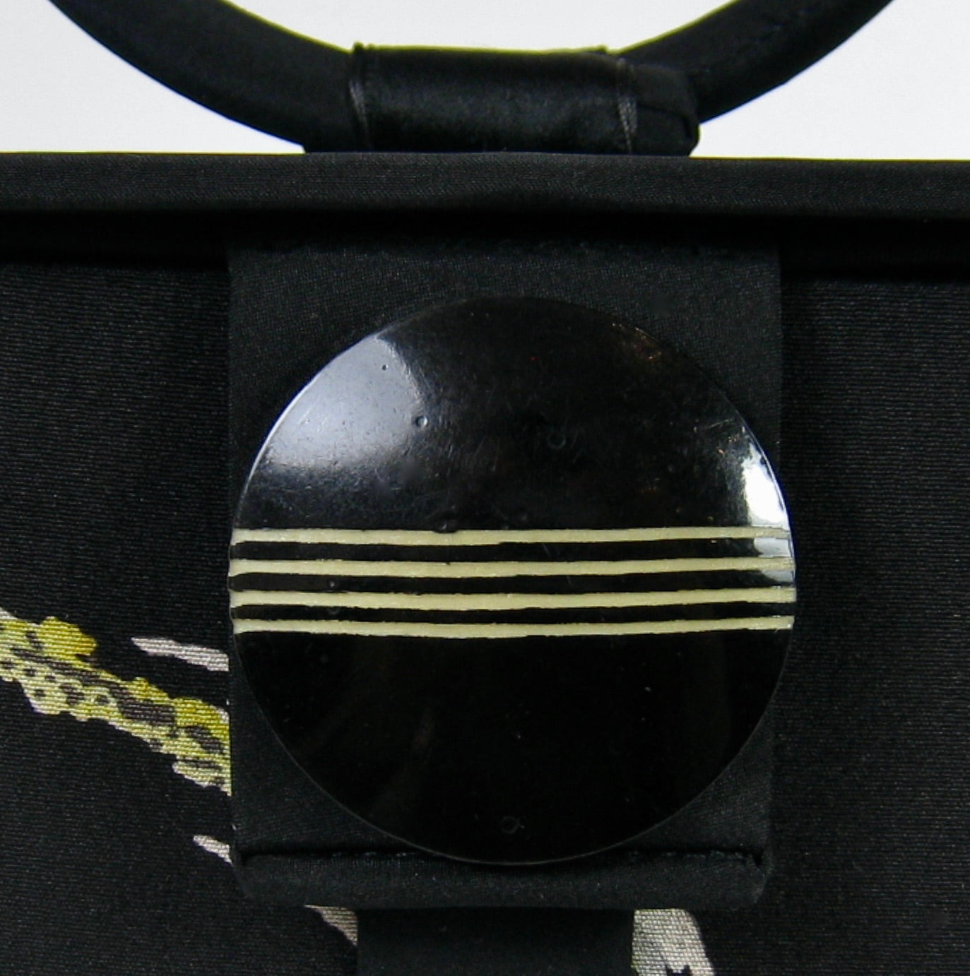Kimono - Purse Black with Swirls