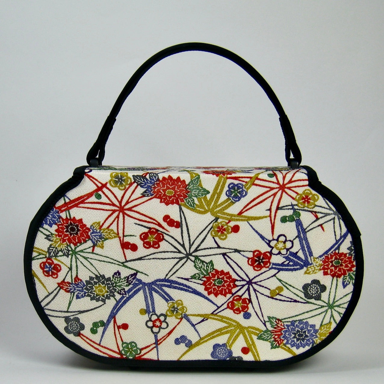 Oval Handbag - Bright Floral