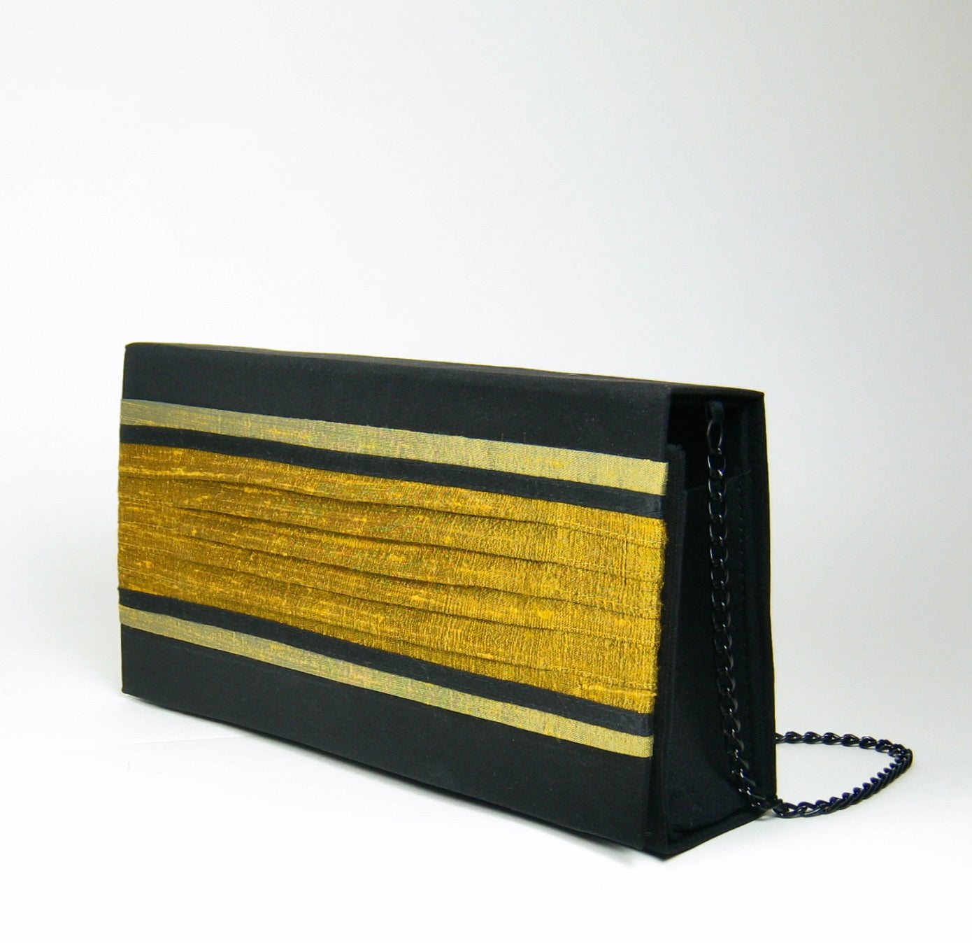 Pleated Purse - Bright Gold