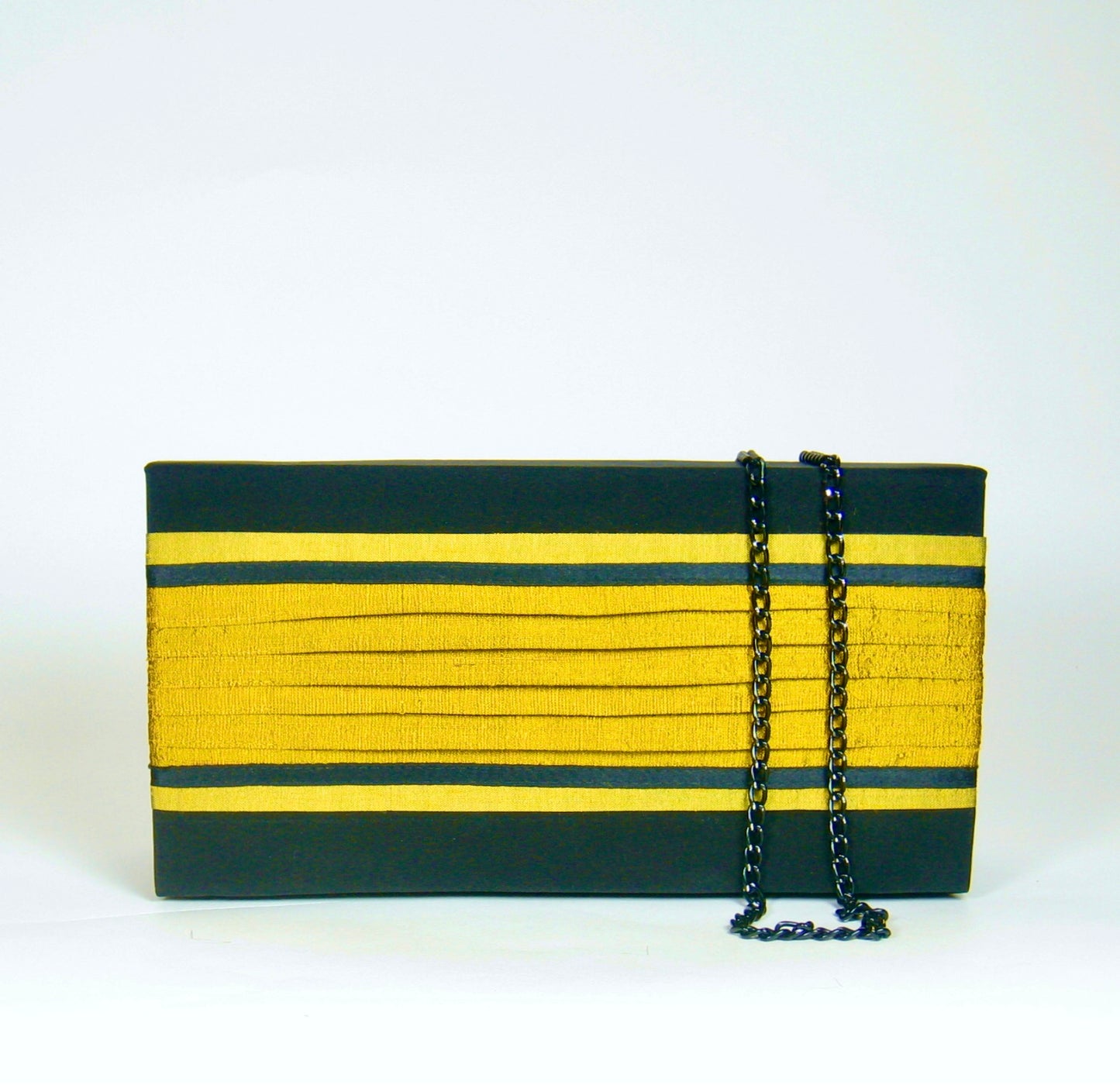 Pleated Purse - Bright Gold