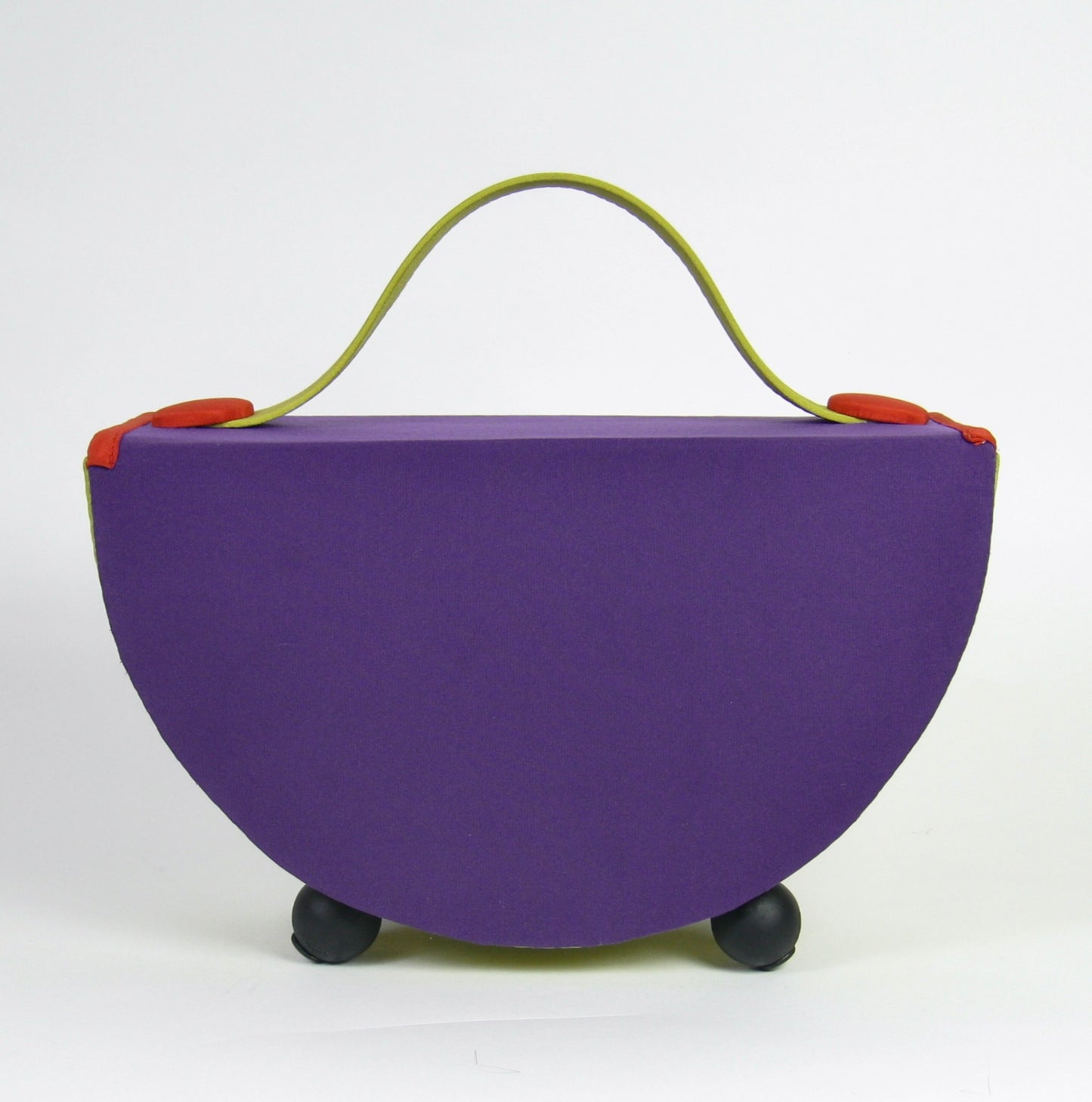 Storybook Purse - Violet and Chartreuse