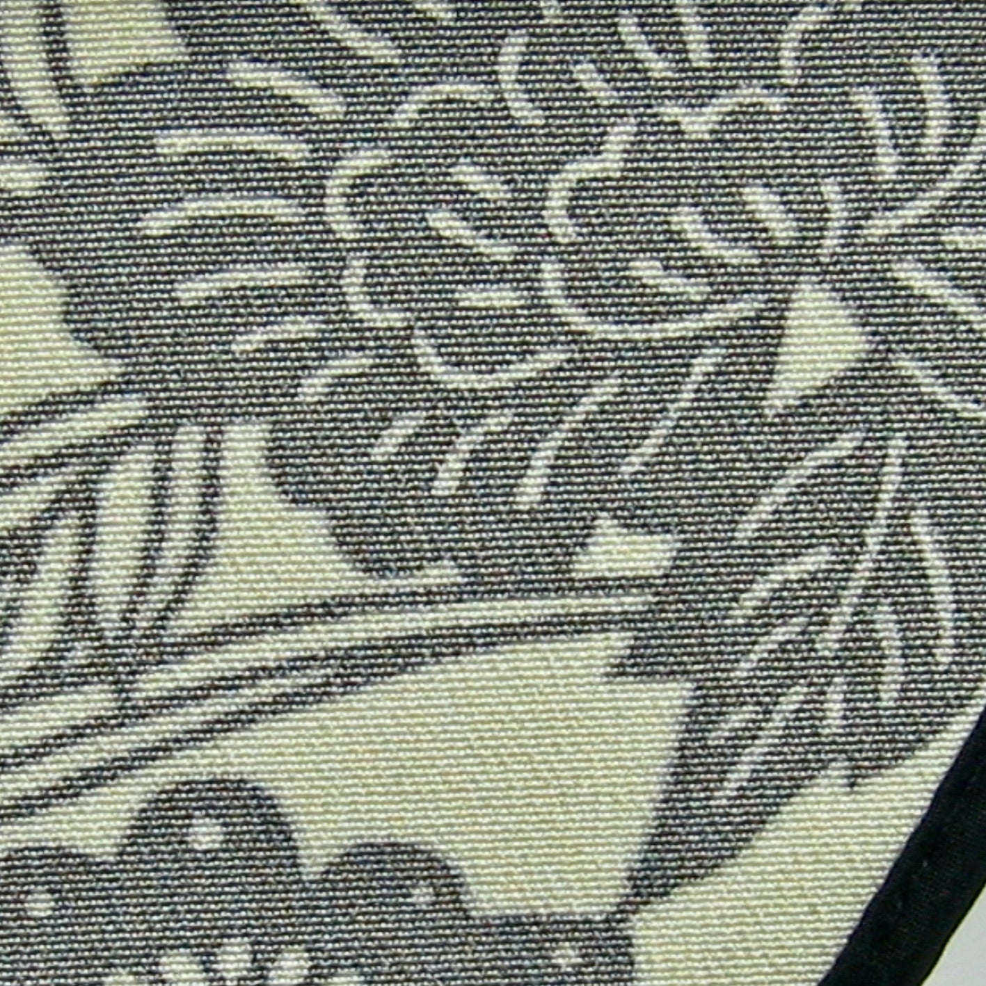 Kimono Purse - White and Grey Patterned